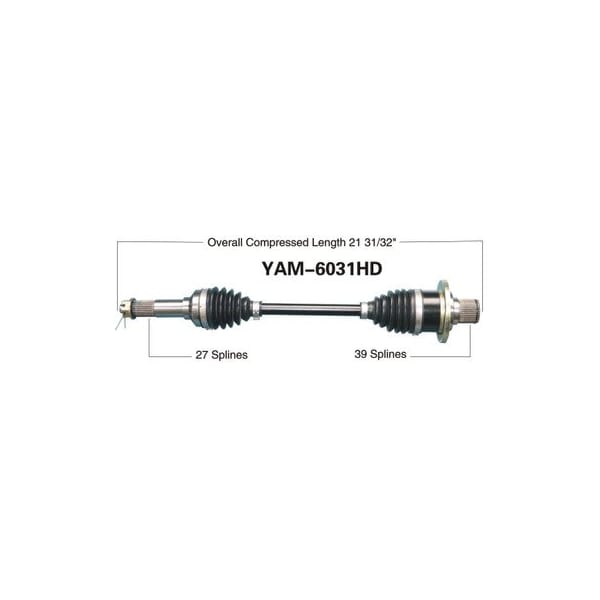 Wide Open Heavy Duty CV Axle for YAM HD REAR L YFM660F GRIZZ 02 YAM-6031HD - main
